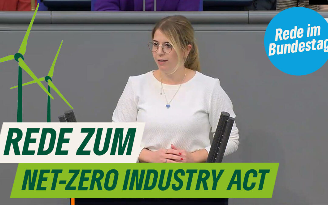 Meine Rede zum Net-Zero Industry Act
